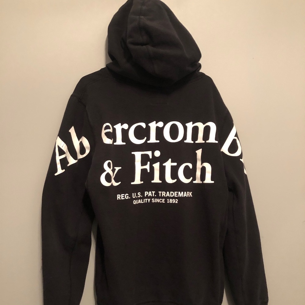 Black Abercrombie & Fitch Hoodie M